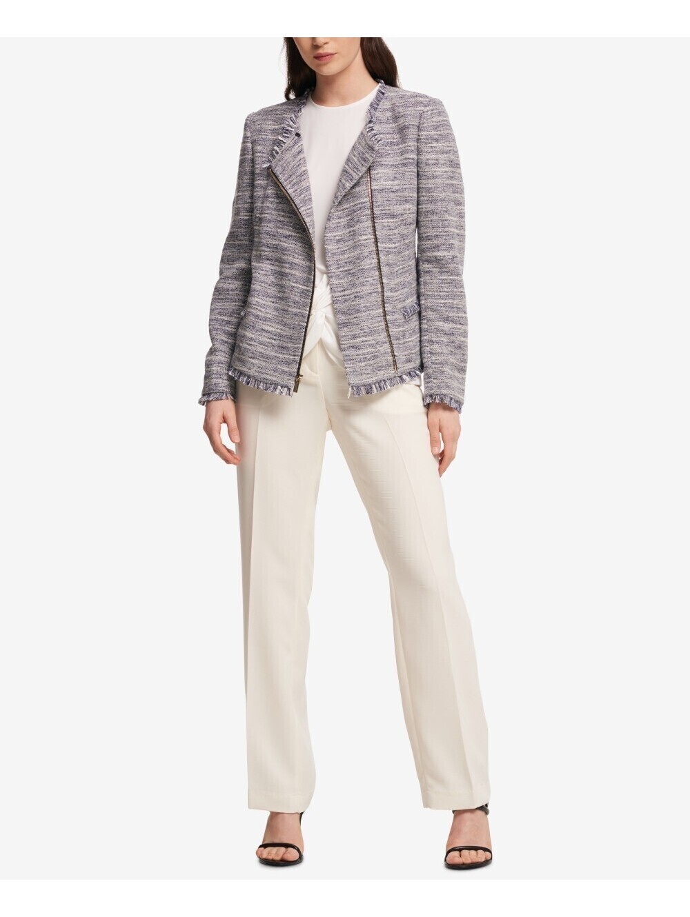 DKNY Womens Tweed Blazer Size 2